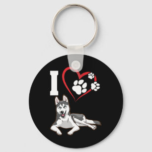 Porte-clés I love my siberian husky dog Home Decor Venin