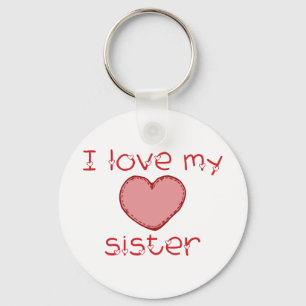 Porte-clés I love my sister