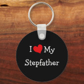 Porte-clés I Love My Stepfather Black (Recto)
