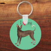 Porte-clés I love my Xolo (Recto)