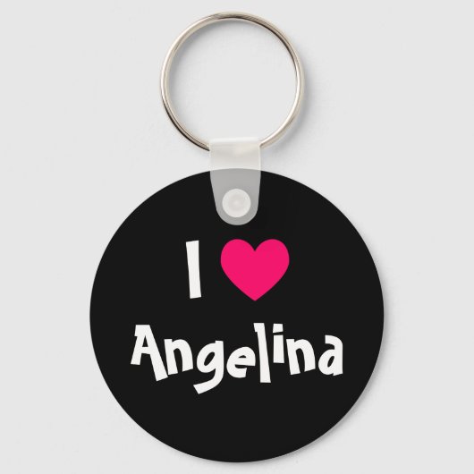 Porte-clés I Love Name (Recto)