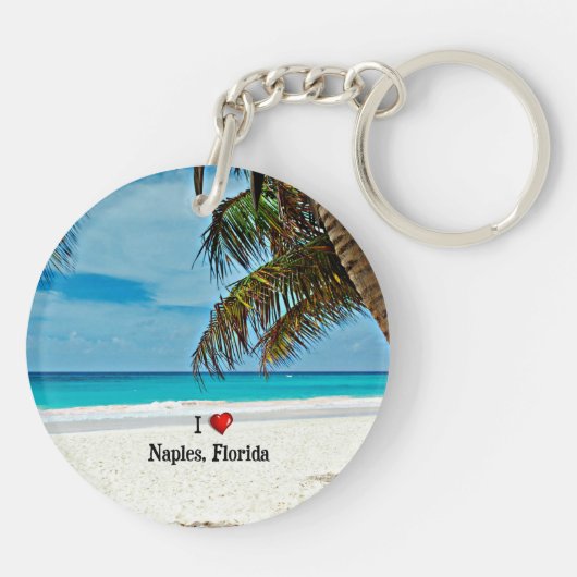 Porte-clés I Love Naples, Floride (Dos)