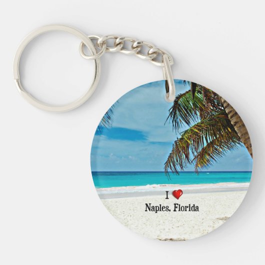Porte-clés I Love Naples, Floride (Devant)