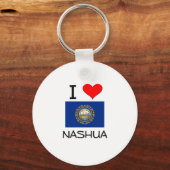 Porte-clés I Love Nashua New Hampshire (Recto)