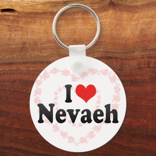 Porte-clés I Love Nevaeh (Recto)