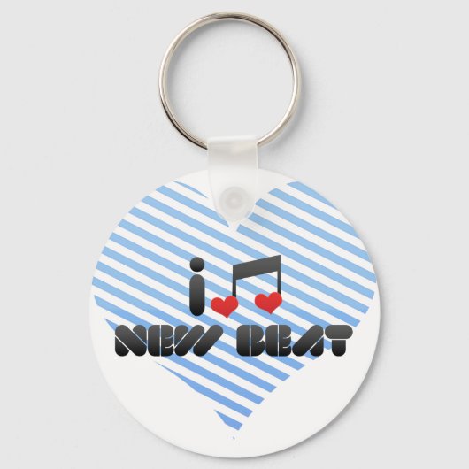 Porte-clés I Love New Beat (Recto)