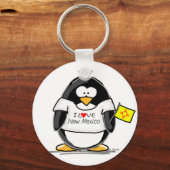 Porte-clés I Love New Mexico Penguin (Recto)