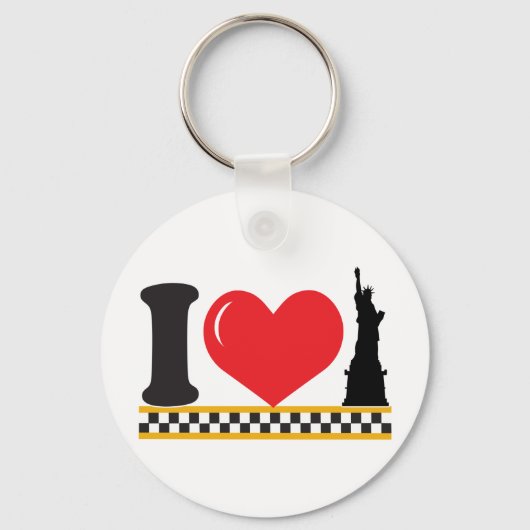 Porte-clés I Love New York (Recto)
