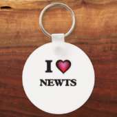Porte-clés I Love Newts (Recto)