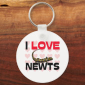 Porte-clés I Love Newts (Recto)