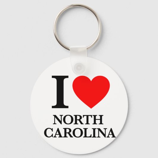 Porte-clés I Love North Carolina (Recto)