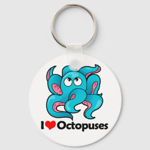 Porte-clés I Love Octopuses