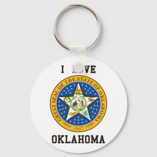 Porte-clés I Love Oklahoma (Recto)