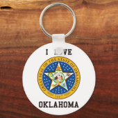 Porte-clés I Love Oklahoma (Recto)
