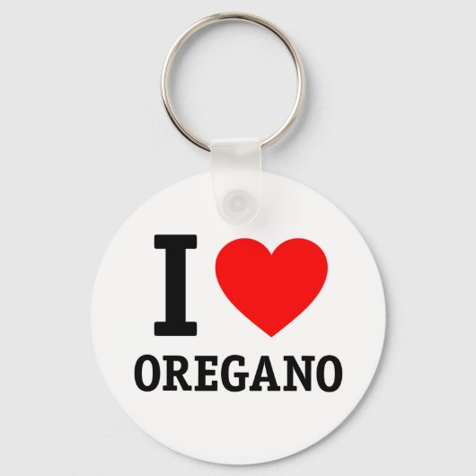 Porte-clés I Love Oregano (Recto)