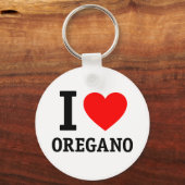 Porte-clés I Love Oregano (Recto)