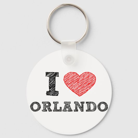 Porte-clés I-Love-Orlando (Recto)