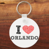 Porte-clés I-Love-Orlando (Recto)
