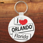 Porte-clés I Love Orlando Florida (Recto)