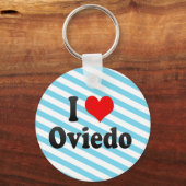 Porte-clés I Love Oviedo, Espagne (Recto)