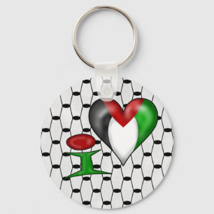 Porte-clés I love Palestine