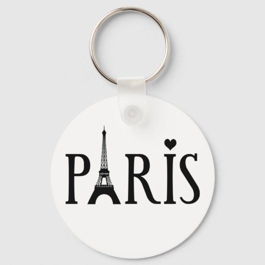 Porte-clés I Love Paris (Recto)