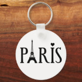 Porte-clés I Love Paris (Recto)