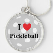 Porte-clés "I Love Pickleball" (Devant)