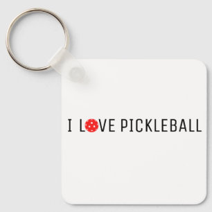 Porte-clés I Love Pickleball Porte - clé