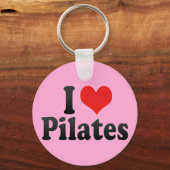 Porte-clés I Love Pilates (Recto)