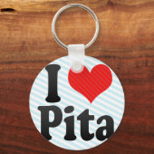Porte-clés I Love Pita (Recto)