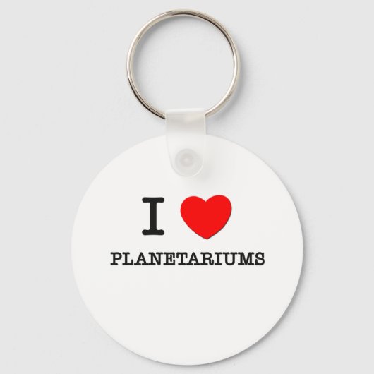 Porte-clés I Love Planetariums (Recto)