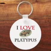 Porte-clés I Love Platypus (Recto)