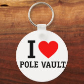 Porte-clés I Love Pole Vault (Recto)