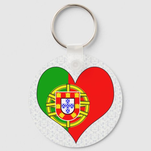 Porte-clés I Love Portugal (Recto)