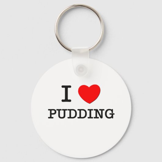 Porte-clés I Love Pudding (Recto)