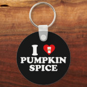 Porte-clés I Love Pumpkin Spice (Recto)