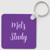 Porte-clés I love purple (Dos)