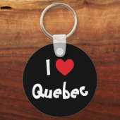 Porte-clés I Love Québec (Recto)