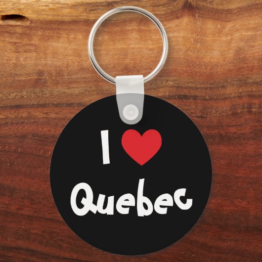 Porte-clés I Love Québec (Recto)