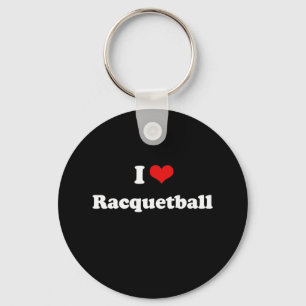 Porte-clés I Love Racquetball Tshirt