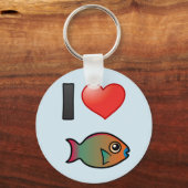 Porte-clés I Love Rainbow Parrotfish (Recto)