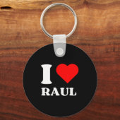 Porte-clés I Love Raul I Heart Raul Name Y2k Valentines Day  (Recto)
