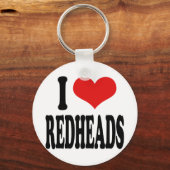 Porte-clés I Love Redheads (Recto)
