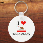 Porte-clés I Love REDLANDS California (Recto)