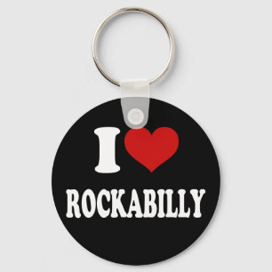 Porte-clés I Love Rockabilly