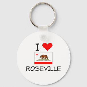 Porte-clés I Love ROSEVILLE California