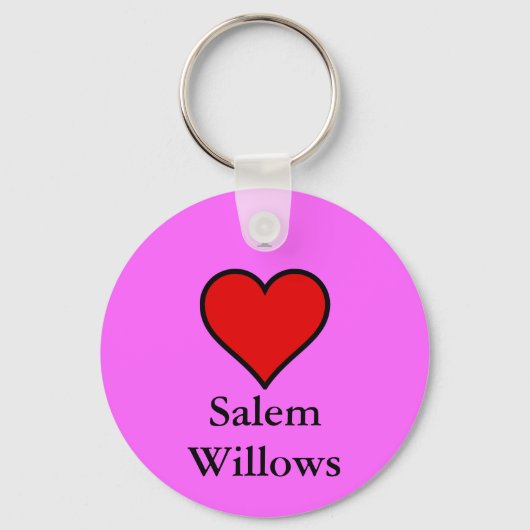 Porte-clés I Love Salem Willows (Recto)