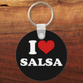 Porte-clés I Love Salsa (Recto)