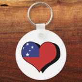 Porte-clés I Love Samoa Porte - clé (Recto)